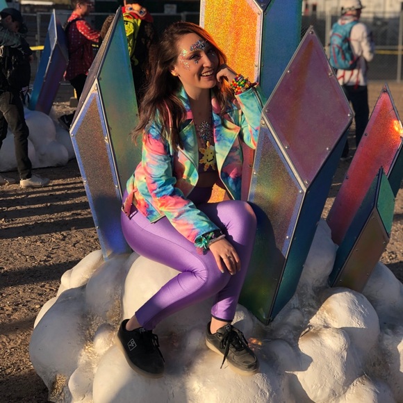 iheartraves rainbow rebel jacket 🌈 - Picture 3 of 7